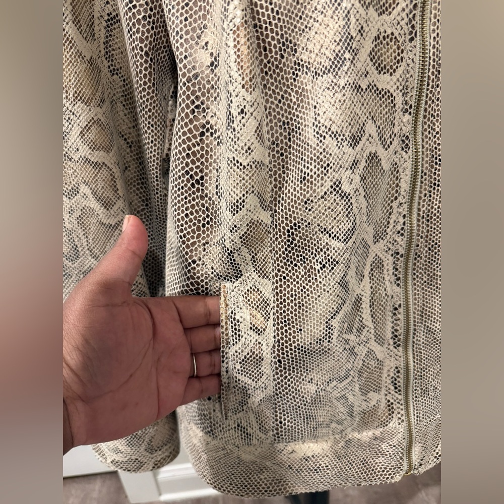Ruby Rd. Snakeskin Print Jacket - image 5